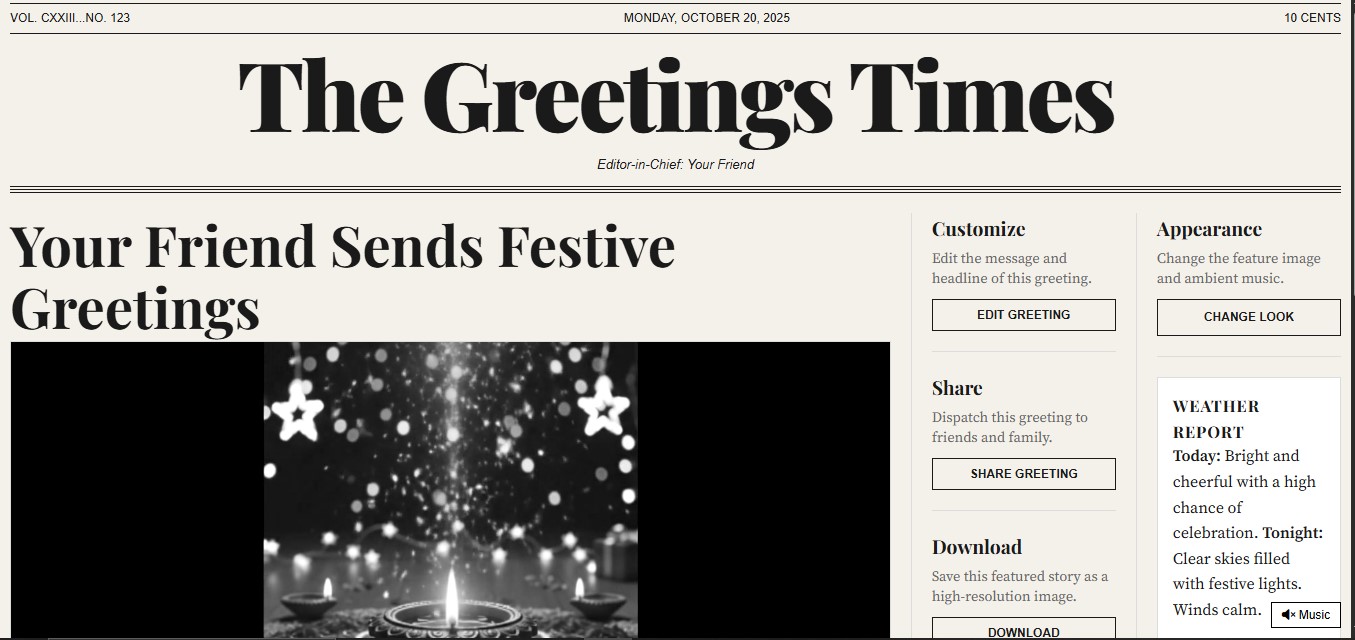 Retro News Report Theme Preview
